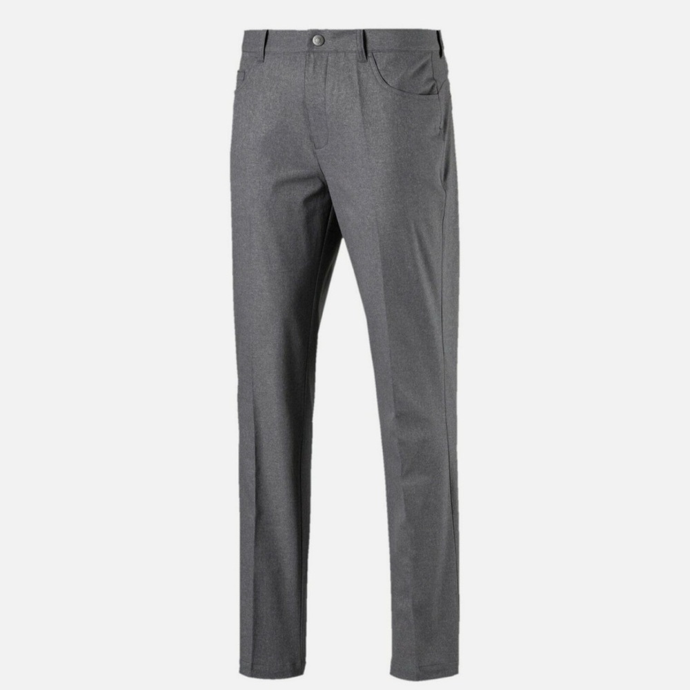 Puma Golf Mens Trousers, Heather Grey 34/L 30